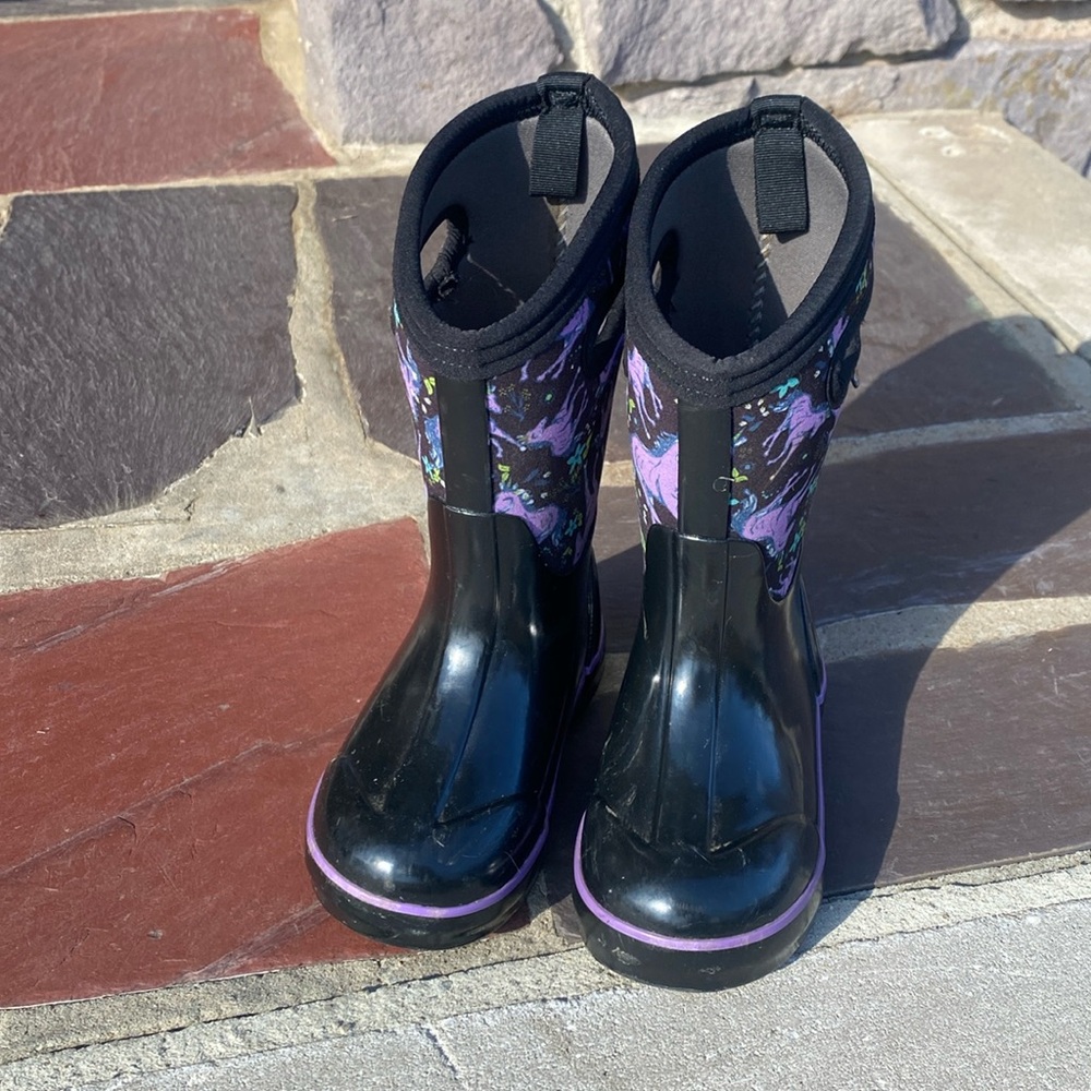 Bogs kids rain boots